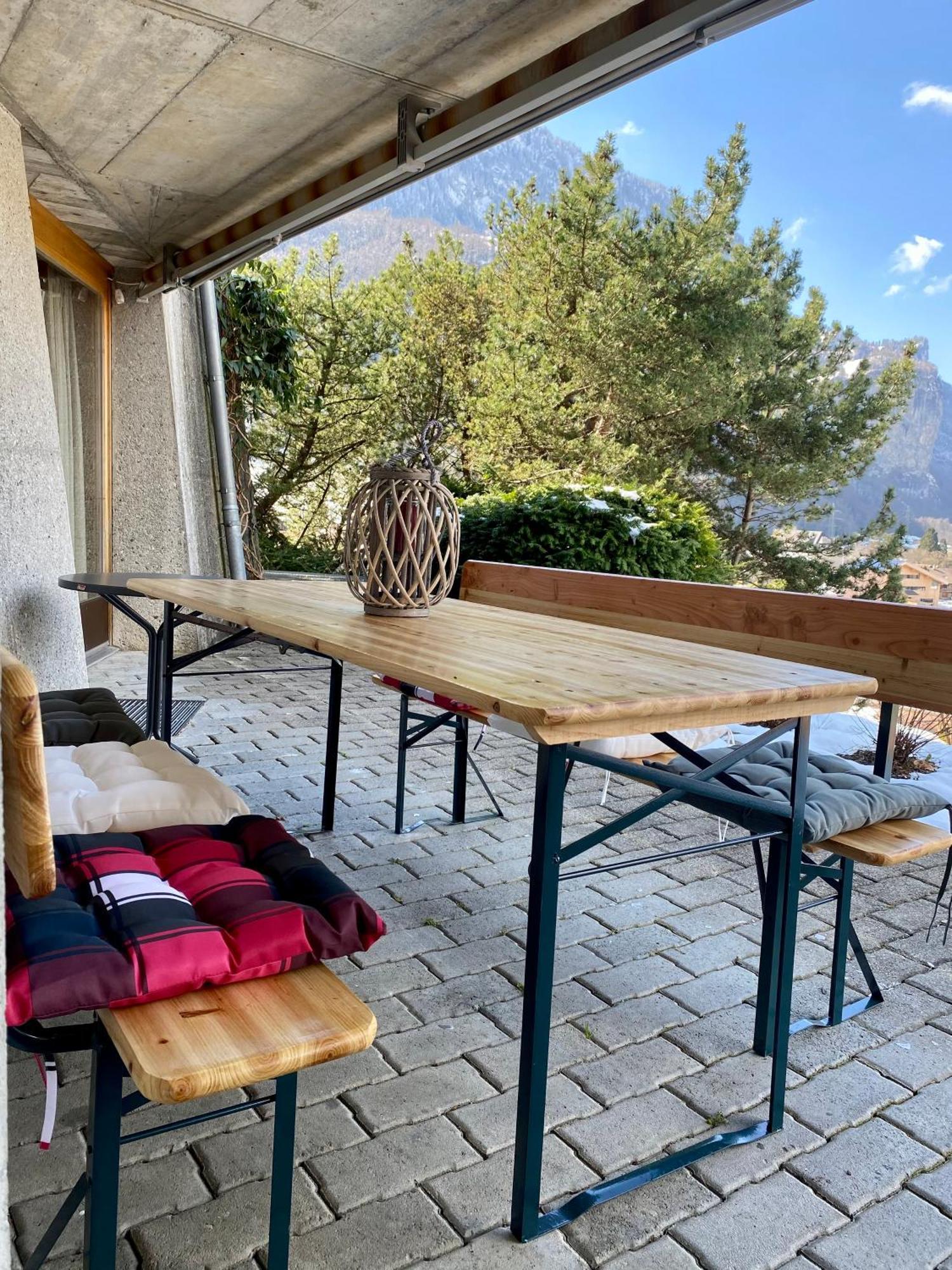 Appartement Aareschlucht- Grandiose Aussicht Fuer 2-6 Pers. ไมริงเงน ภายนอก รูปภาพ